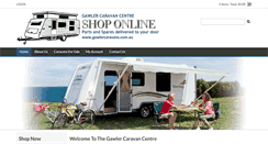 Desktop Screenshot of gawlercaravans.com.au